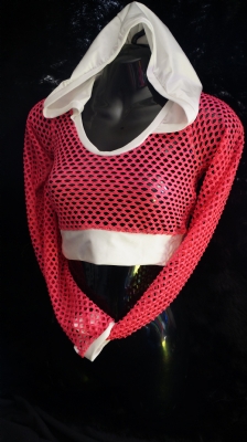 S Fishnet hoody PW S