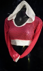 S Fishnet hoody PW S