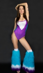 Holo Leotard/Fluffs