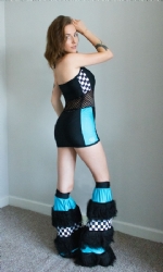 Brand vest dress 2pc