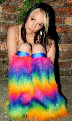 Rainbow Stripe Fluffs