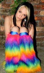 Rainbow Stripe Fluffs