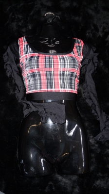 S Crop tartan SML
