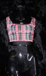 S Crop tartan SML