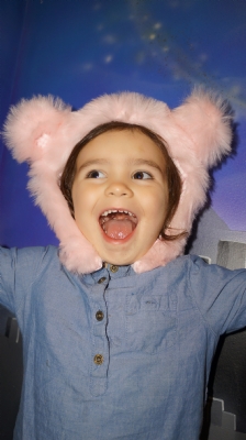 S Bear Hood 3-4 Years