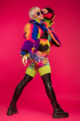 Rainbow Collar Coat
