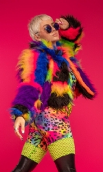 Rainbow Collar Coat