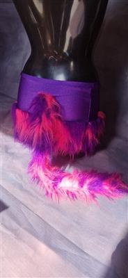 S PP fur skirt sml