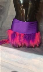 S PP fur skirt sml