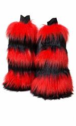 StripeZ fluff black/red