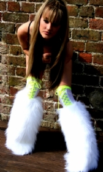 Wht/nYell Hussiz Laced Fluffs