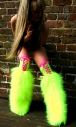 Nyell/Pink Hussiz Laced Fluffs