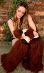 Brown Fluff and Cuff