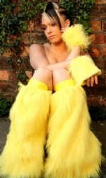 Butter Yellow Fluffs and Cuffs