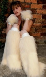 Cream Fluffs and Cuffs