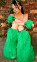Emerald Fluffs and Cuffs