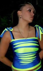 Blu/NYell Bling Vest
