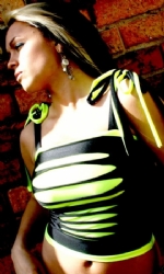 Blk/NYell Bling Vest