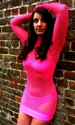 Cheex Dress 3pc Hotpink
