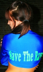 Printed Shrug Blue