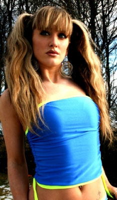 Adjustable BoobTube Blu/Yell