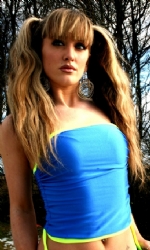 Adjustable BoobTube Blu/Yell