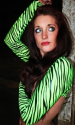 Shrug Lime Zebra