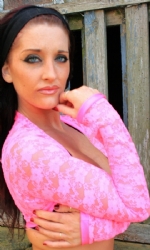 Shrug Pink Lace