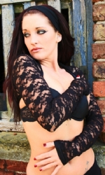 Shrug Black Lace