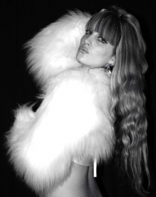 Fur Shrug White