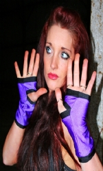 Gloves Pur/Blk