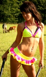 Dribbles 2pc Yell/Pink