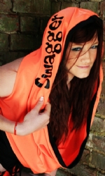 Snood Orange/Blk