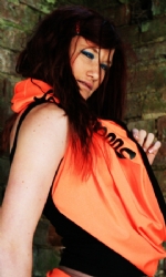 Snood Orange/Blk