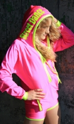 Hotpink/Yell HoodPants and Leg tubes