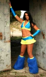 Raunchy Rara 4pc Blu/Yell