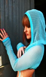 Hooded Shrugs TurqFish